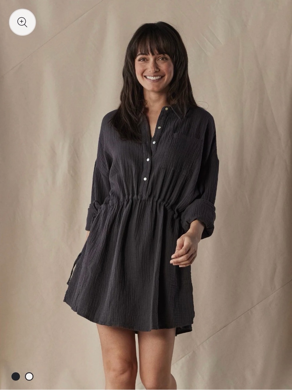 The Normal Brand Gauze Kalo Shirt Dress